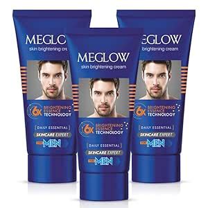 Meglow Skin Brightening & Whitening Cream For Men with Vitamin E ...