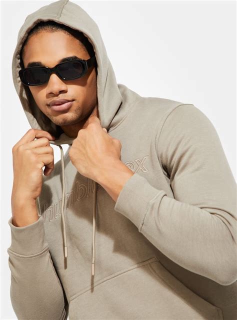 Buy URB_N Men Embroidered Hooded Sweatshirt Online at just Rs. 999.0 ...