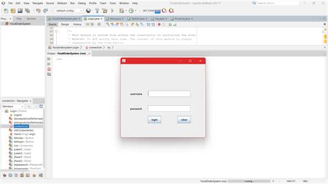 Simple Food Order System Java 的图像结果