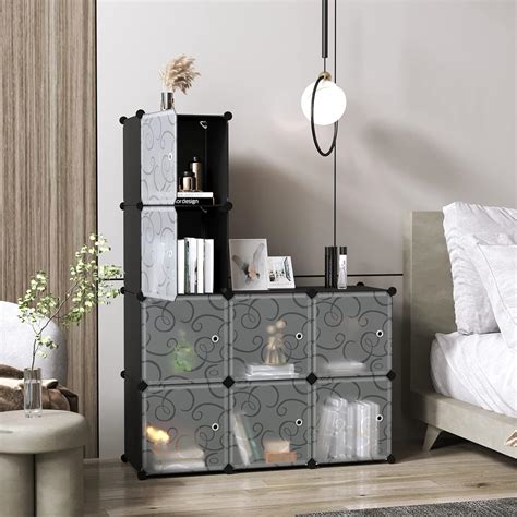 C&AHOME C&AHOME Cube Storage Organizer with Doors, 8-Cube India | Ubuy
