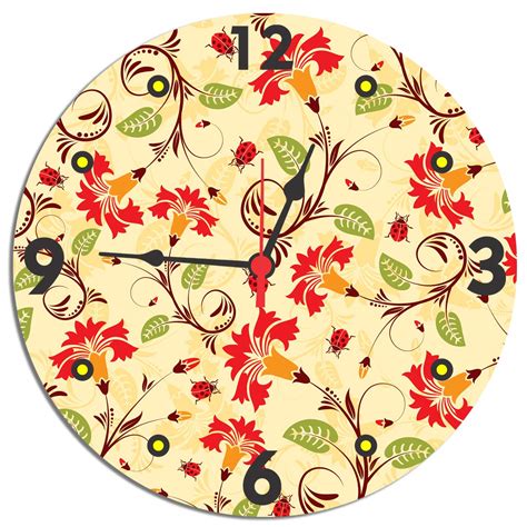 Buy Samants Round Wall Clocks for Living Room Online at Low Prices in ...