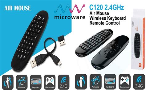 Amazon.in: Buy Microware C120 TK668 Fly Air Mouse Wireless TV BOX ...