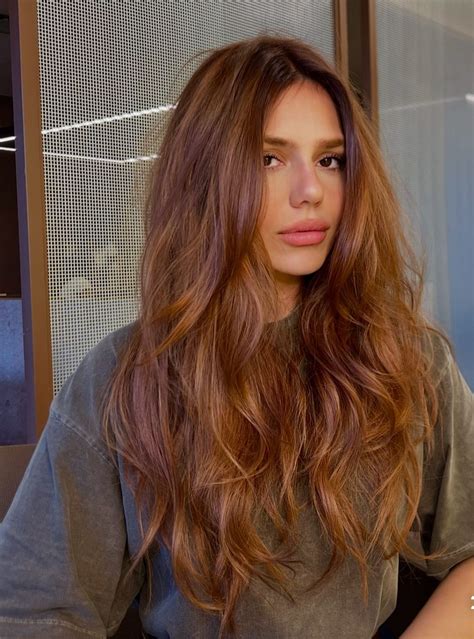 Pin by Paola Padierna on Cabello | Light auburn hair, Hair color auburn ...