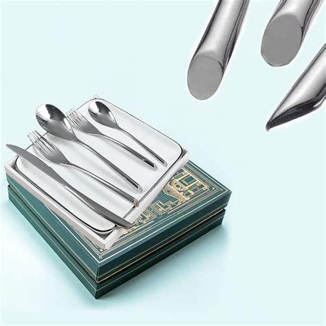 Amazon.com | Thomaso 80 Piece Wave Flatware Sets,1810 Stainless Steel ...