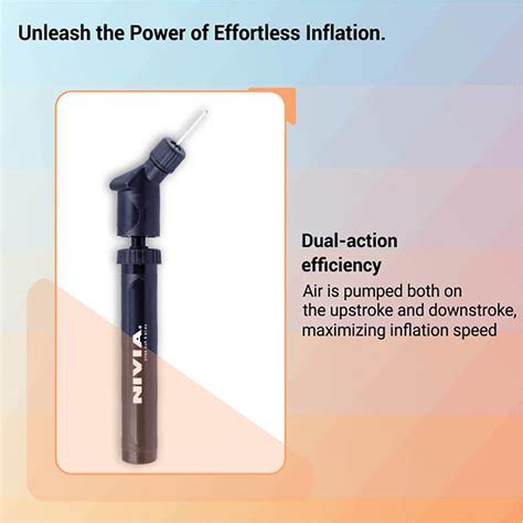 Buy Nivia Ball Pump Double Action Black Online in India | Nivia Sports