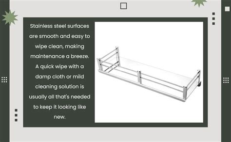 iSTAR Stainless Steel Bathroom Kitchen Shelf and Rack (12 X 5 Inches ...