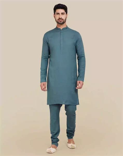 Dark Green Jacquard Self Design Kurta Set – South India Shopping Mall