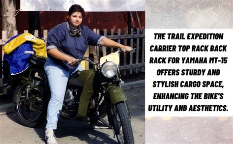 Vagary Trail Expedition Carrier/Top Rack/Back Rack for Yamaha MT 15 ...