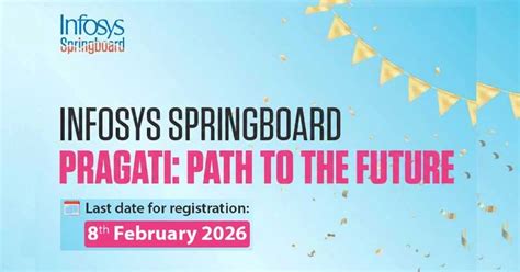 NEW JOBS UPDATES: Infosys Springboard Pragati: Path to Future Cohort 8 ...