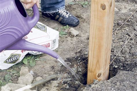 Image result for How to Set a Fence Post Fast