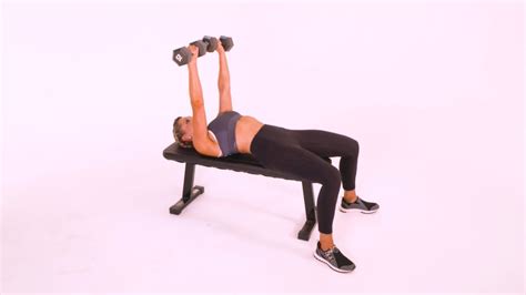 Flat Bench Dumbbell Press
