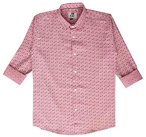 Buy CAY Cotton Regular Fit Floral Print Button Down Casual Full Sleeves ...