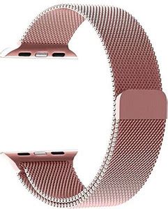 Midkart Original 42 mm Rose Gold Milanese Loop Magnetic Stainless Steel ...