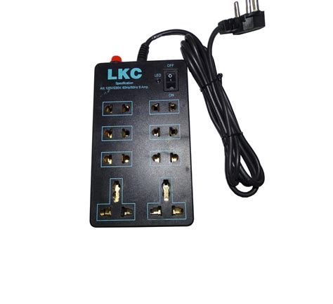Buy Smars LKC 8+1 Plug Point Extainsion Strip with Fuse and Spark ...