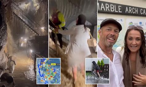 Tourists flee for lives as cave floods in torrential downpour - amid ...