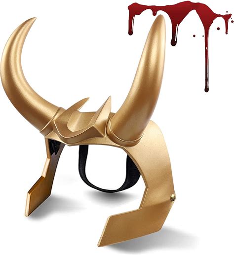 Buy Helmet Horns Cosplay, 2021 TV Loki Series Movie Thor Ragnarok Crown ...