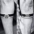 ORDERSHOCK Tribal Hand Band Tattoo Design For Male And Female Tattoo ...