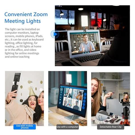 چراغ ال ای دی Neewer LED Selfie Light with Front & Back Phone Clip