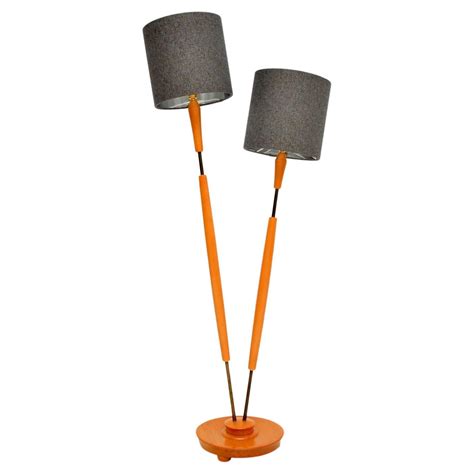 Italian Two Head Floor Lamp For Sale at 1stDibs