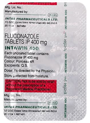 Intawin 400 MG | Order Intawin 400 MG Tablet Online at Truemeds