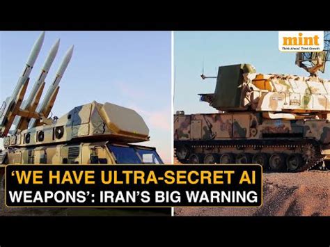 Iran's Message As Israel & US Consider Strikes: New Weapon Is ...