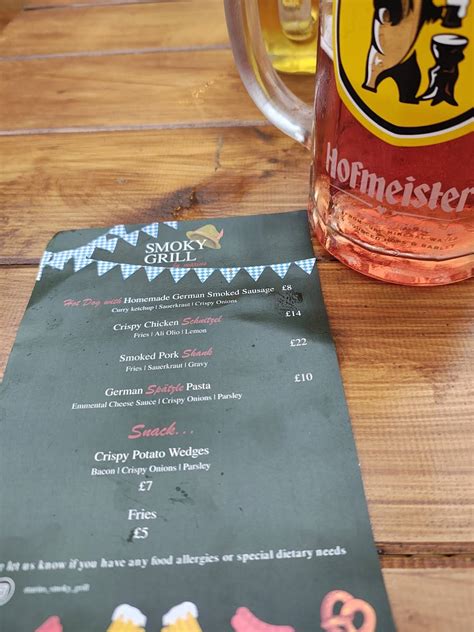 Menu at The Black Bear pub & bar, Tewkesbury