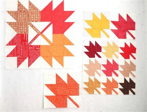 Image result for Maple Leaf Quilt Block Tutorial