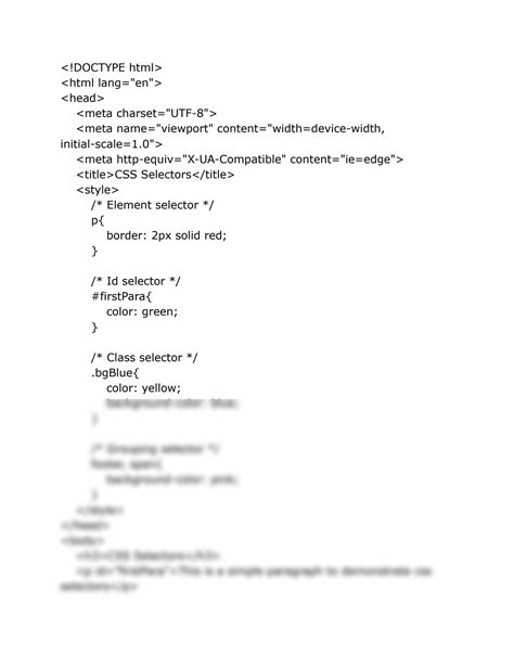 CSS Selectors Tutorial 的图像结果