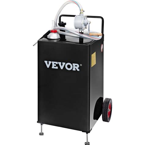 Buy VEVOR 30 Gallon Gas Caddy, Fuel Storage Tank with Wheels, Portable ...