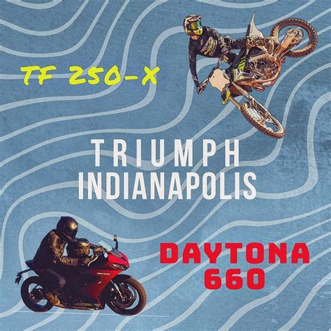 Daytona 660 and TF 250-X on Display, Triumph Indianapolis, 1 February ...