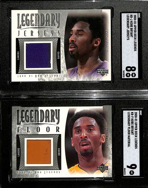 Lot Detail - 2000-01 Kobe Bryant Upper Deck Legends Legendary Jersey ...