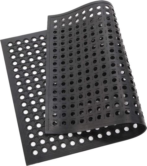 Amazon.com: Rubber Kitchen Mat Cushioned Anti Fatigue Kitchen Rug 36" x ...