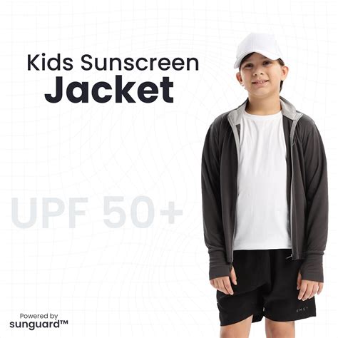 Kids Sunscreen Jacket – Blue Tyga