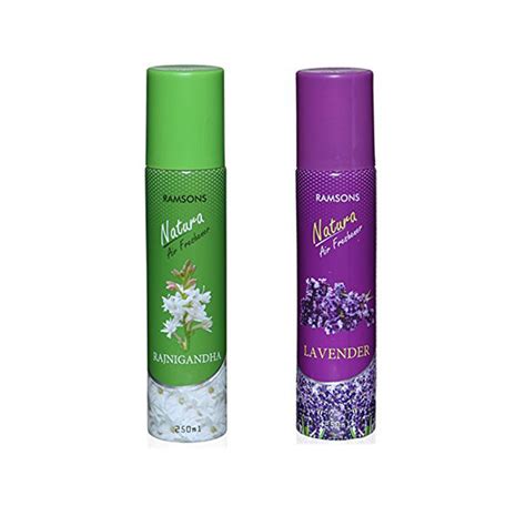 RAMSONS NATURA LAVENDER AIR FRESHENER 250 ML+RAMSONS NATURA RAJNIGANDHA ...