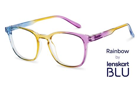 Buy LENSKART BLU Hustlr | Zero Power Blue Cut Computer Glasses | Anti ...