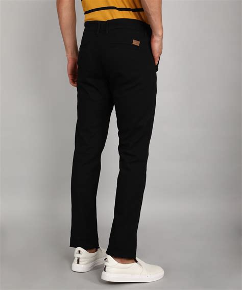 Basic Black Chino Trouser – Wrogn