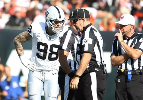 Raiders' Maxx Crosby Says 'It F--king Sucks to Lose 5 in a Row' After Loss to Bengals