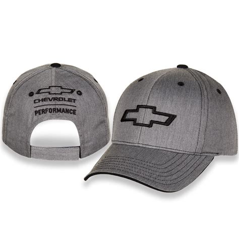 Chevrolet Heather Gray Hat, Adjustable Velcro Closure, Embroidered Bowtie Logo - Walmart.com