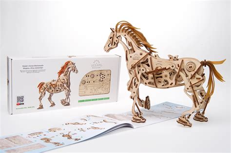 Ugears "Horse Mechanoid Kit" I DIY Self-Assembly Mechanical Kits For ...
