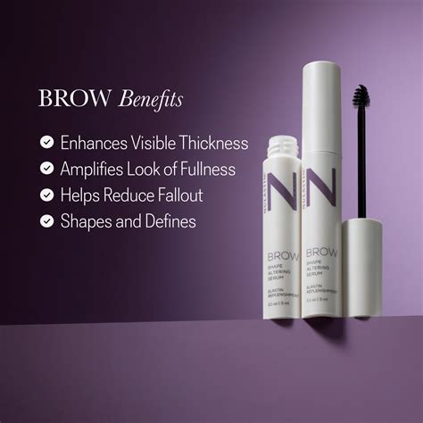 Brow Shape Altering Serum 2-Pack | Award Winning Nulastin Brow Serum ...