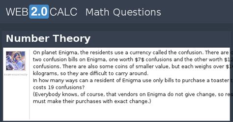 View question - Number Theory