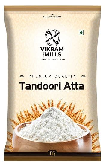 Vikram Mills Tandoori Atta 1kg : Amazon.in: Grocery & Gourmet Foods