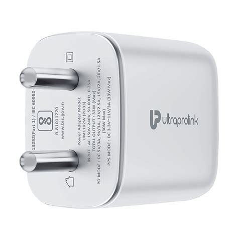 Buy ultraprolink Boost 33W Type C Fast Charger (Type C to Type C, Multi ...