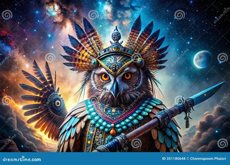 Mystical Aztec Owl Warrior Long Exposure Photography Captures Ancient ...