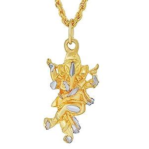 Zumrut Dual Tone Ganesh Ganpati Vinayak Vakratunda Image Hindu God ...