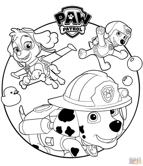 Paw Patrol Everest Coloring Page at GetColorings.com | Free printable ...