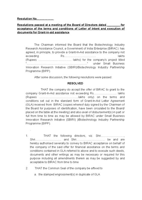 Image result for Format for Writing a Resolution