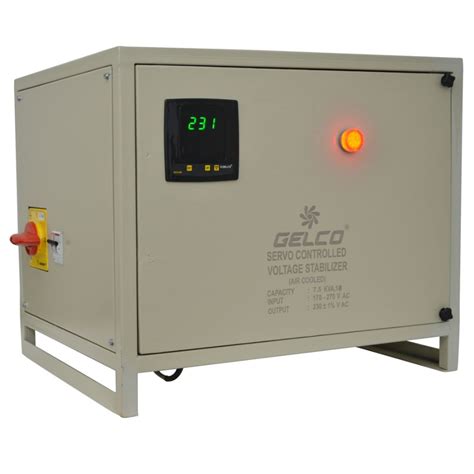 Servo Voltage Stabilizer 5 KVA to 10 KVA for Electric cars, Dental Cha ...
