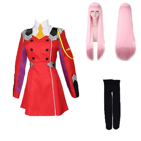 Buy Deciduous DARLING in the FRANXX Cosplay Costume Zero Two Japanese ...