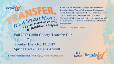 Collin College on Twitter: "Mark your calendars! Come visit with dozens ...